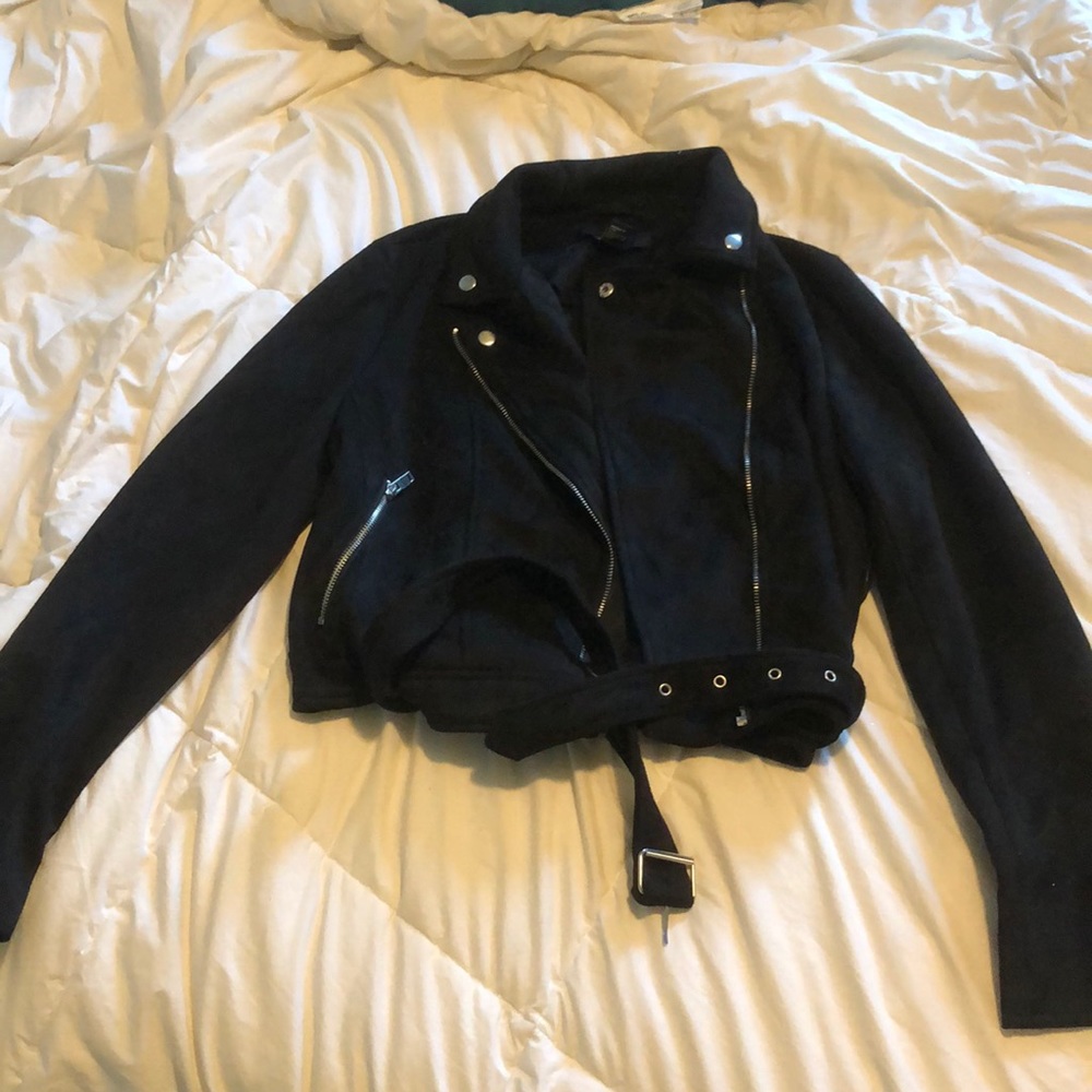 Black suede Jacket